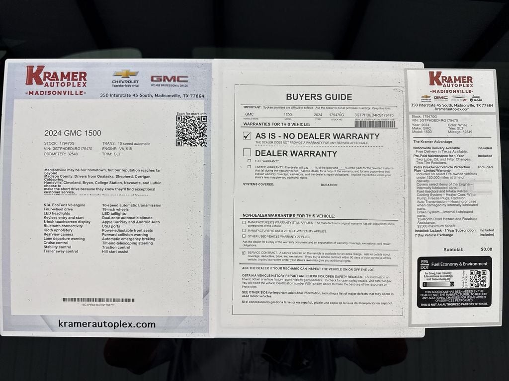 2024 GMC Sierra 1500 SLT