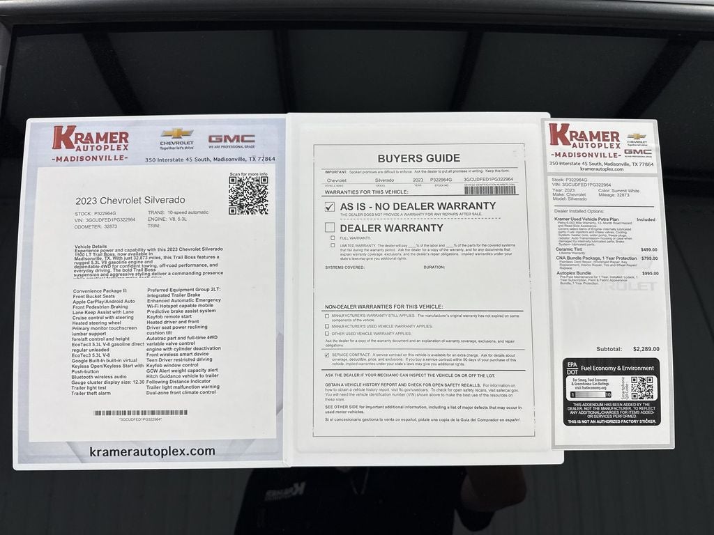 2023 Chevrolet Silverado 1500 LT Trail Boss