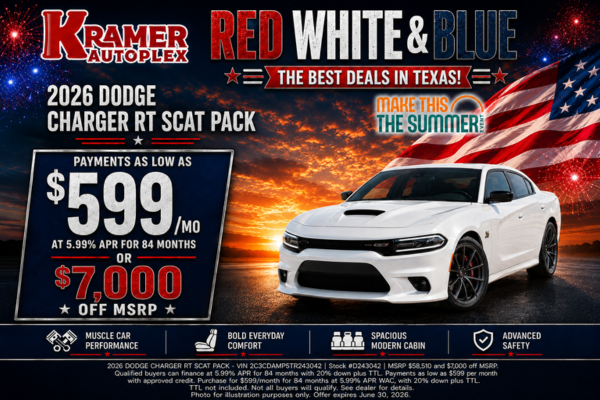 Kramer CDJR Livingston June Incentives