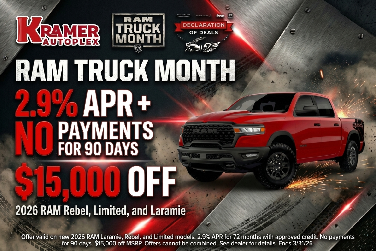 2.9% + $15,000 OFF + No Payments for 90 Days!