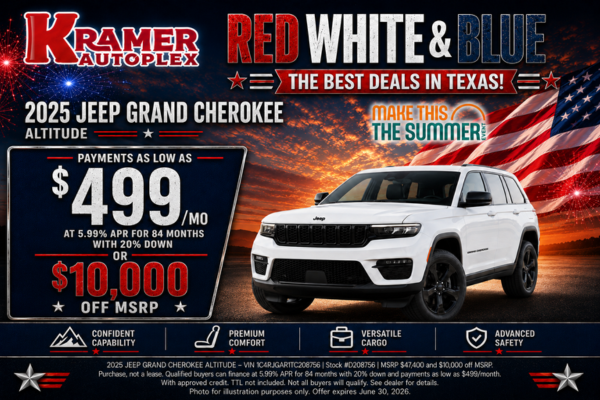 Kramer CDJR Livingston June Incentives