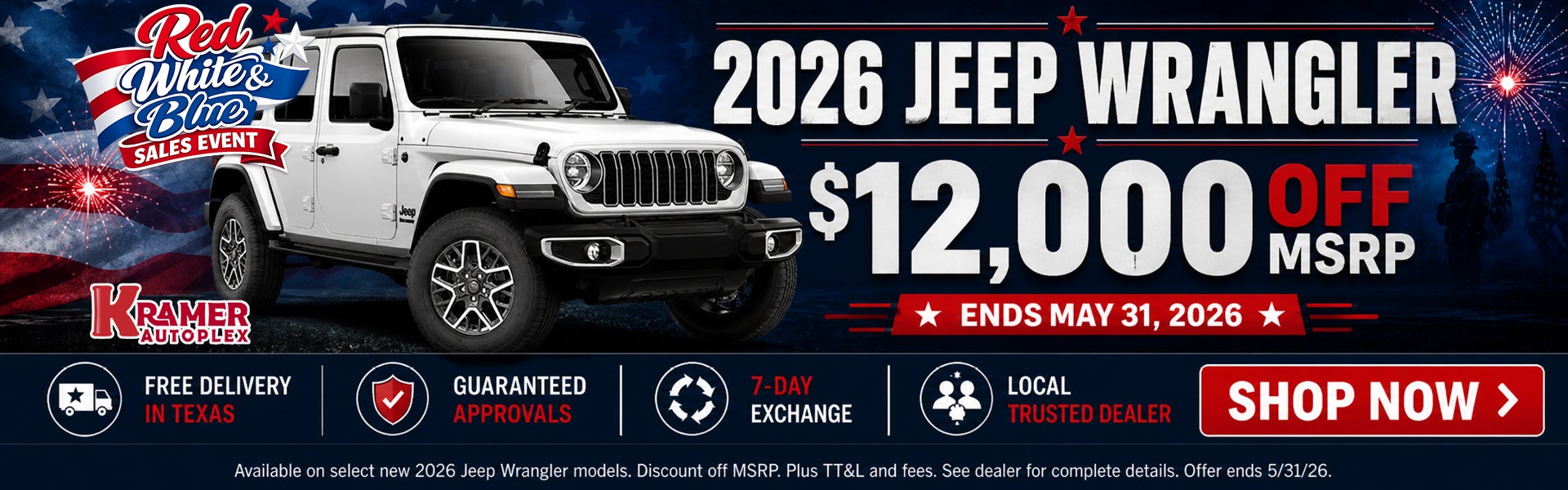 Kramer CDJR Livingston May Incentives